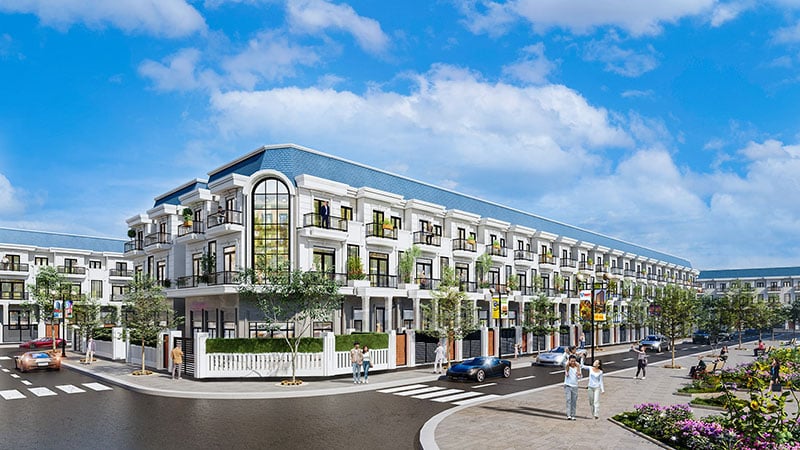 Hiện dự án đang được giới thiệu ra thị trường với những sản phẩm đất nền vườn, shophouse và biệt thự vườn.