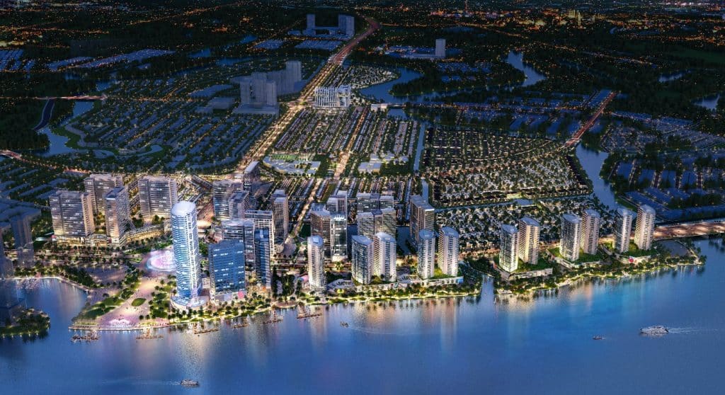 Phối cảnh tổng thể Izumi City.