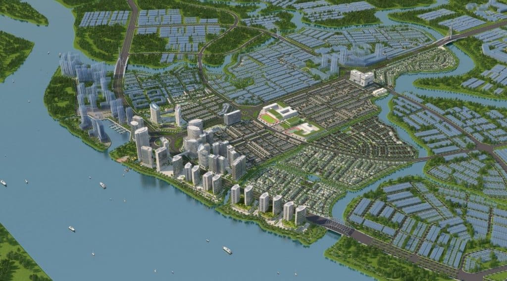 Phối cảnh khu đô thị Izumi City