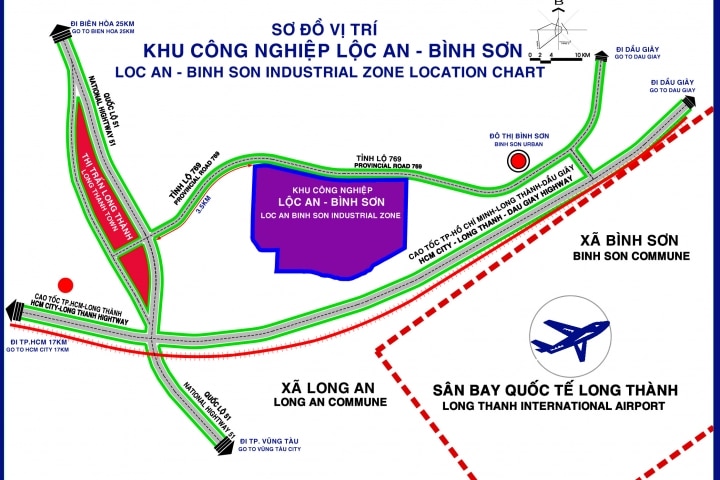 VỊ TRÍ KHU CÔNG NGHIỆP LỘC AN-BÌNH SƠN