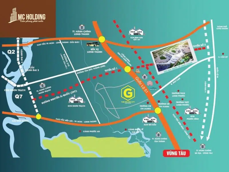 Dự án the Golden City Long Thành