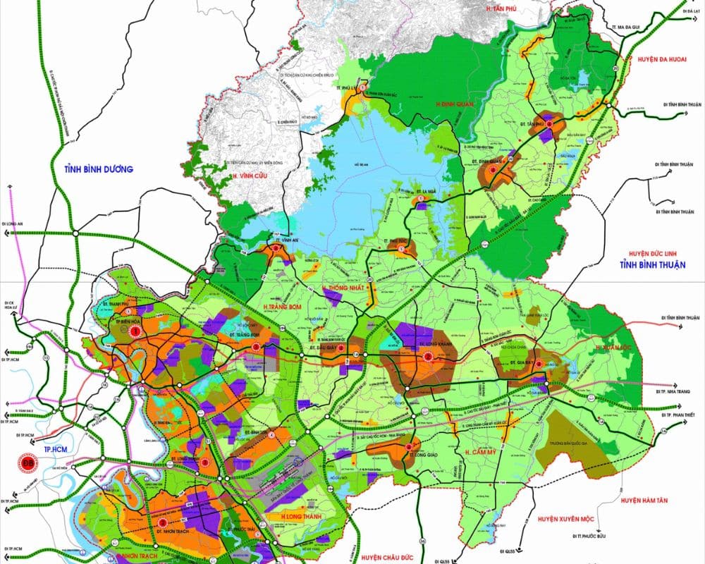 Bản đồ quy hoạch Sân bay Long Thành mới nhất